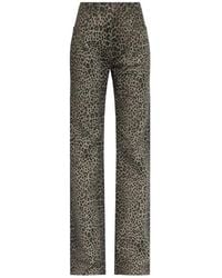 R13 - Jane Leopard-Print Jeans - Lyst