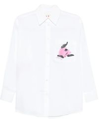 Marni - Camicia A Fiori Con Tasca - Lyst