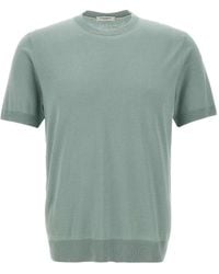 Paolo Pecora - Camiseta de mezcla de seda - Lyst