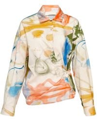 Ulla Johnson - Camisa Artist Cruzada - Lyst