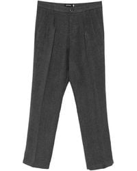 Imperial - Pantalon Droit À Design Plissé - Lyst