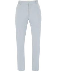 McQueen - Tailored Wool Trousers - Lyst