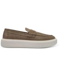 Henderson - Suede Slip-On Loafers - Lyst