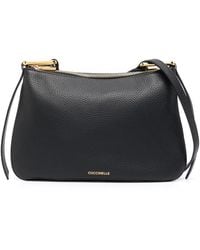 Coccinelle - Pebbled Leather Crossbody Bag - Lyst