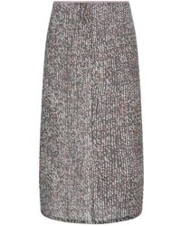 6397 - Printed Midi Skirt - Lyst