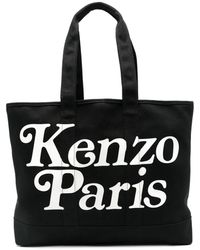 KENZO - Large Logo-Print Tote Bag - Lyst