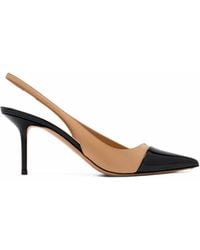 Francesco Russo - Two-Tone Slingback Pumps - Lyst