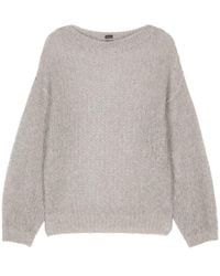 BOSS - Open-Knit Sweater - Lyst