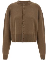 Extreme Cashmere - N°170 Chou Cropped Boxy-Silhouette Cardigan - Lyst