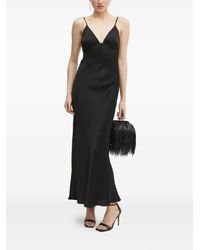 Bardot - Robe Mi-Longue À Col V - Lyst