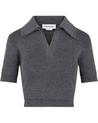 Monse - Polo-Collar Layered T-Shirt - Lyst