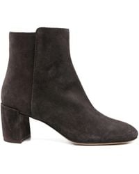 Agl Attilio Giusti Leombruni - Bottines En Daim À Talon Épais 60 Mm - Lyst