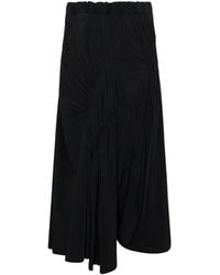 Y's Yohji Yamamoto - Gather-Pleated Wide-Leg Trousers - Lyst