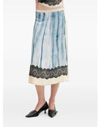 DIESEL - O-Neiric Printed Midi Skirt - Lyst