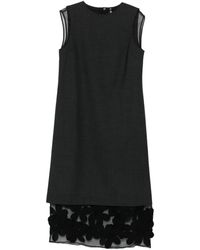 Liviana Conti - Sleeveless Floral-Panel Dress - Lyst