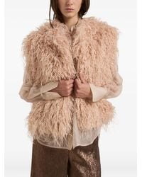 Forte Forte - Shaggy Top Van Imitatiebont - Lyst