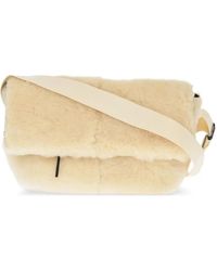 Jil Sander - Shearling Crossbody Bag - Lyst