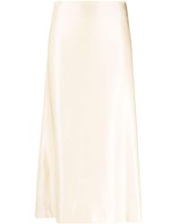 Jil Sander - Neutral Jersey A-line Skirt - Women's - Spandex/elastane/viscose - Lyst