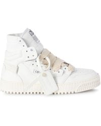 Off-White c/o Virgil Abloh - Off- 3.0 Off-Court Leather Sneakers - Lyst