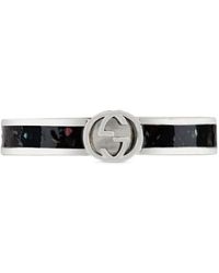 Gucci Ring Met GG Logo - Metallic