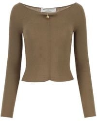 Philosophy Di Lorenzo Serafini - Ribbed Knit Boat-Neck Top - Lyst