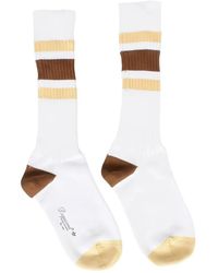 DSquared² - Logo-Print Striped Socks - Lyst