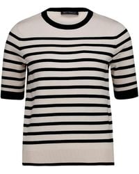 Betty Barclay - Striped Short-Sleeve T-Shirt - Lyst