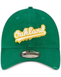 KTZ - 9Twenty Oakland Athletics Core Classic Strapback Cap - Lyst