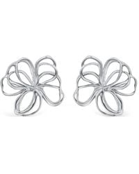 Oscar de la Renta - Pendientes con colgante floral - Lyst