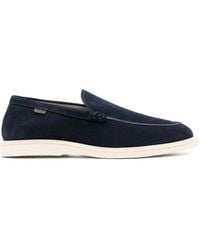 Hogan - アーモンドトゥ スエードローファー - Lyst