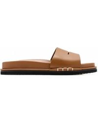 JW Anderson - Fussbett Leather Slides - Lyst