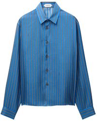 Versace - Printed Silk-Twill Regular Shirt - Lyst