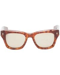 Jacques Marie Mage - Dealan Tortoiseshell-Effect Rectangle-Frame Sunglasses - Lyst