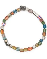 Paul Smith - Beaded Pendant Bracelet - Lyst