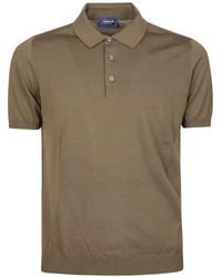 Drumohr - Cotton Polo Shirt - Lyst