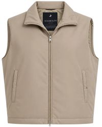 Tombolini - Logo-Plaque Zip-Up Gilet - Lyst