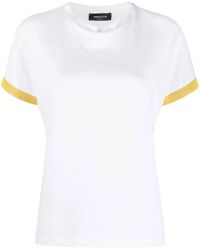 Fabiana Filippi - T-Shirt Con Decorazione - Lyst