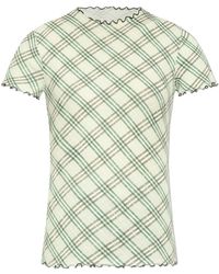 Burberry - Camiseta con motivo Vintage Check - Lyst
