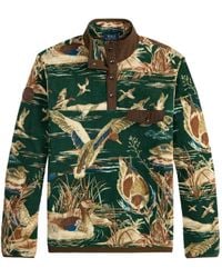 Polo Ralph Lauren - Duck-Print Fleece Sweatshirt - Lyst