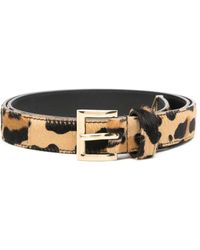 Prada - Cintura Con Pannello Leopardato - Lyst