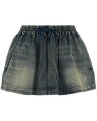 Balenciaga - Drawstring Short Skirt - Lyst