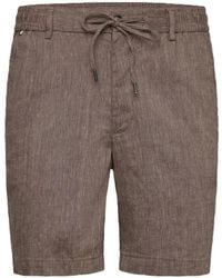 BOSS - Drawstring-Waist Shorts - Lyst