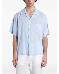 Aspesi - Bowling Short-Sleeve Camp-Collar Shirt - Lyst