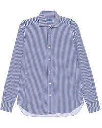 Barba Napoli - Striped Long-Sleeve Shirt - Lyst