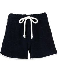 Jacob Cohen - Logo-embossed Cotton Shorts - Lyst