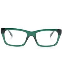 KARL LAGERFELD - Rectangle-Frame Logo Glasses - Lyst