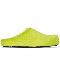Marni - Fussbett Round-Toe Calf-Hair Mules - Lyst
