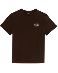 A.P.C. - Standard Rue Madame Logo-Print T-Shirt - Lyst