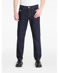 DIESEL - Jean Slim À Coutures Contrastantes - Lyst