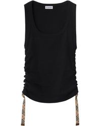 Burberry - Ruched Top - Lyst